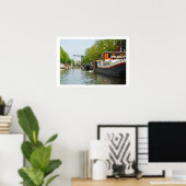 Kanaal in Amsterdam Poster (Thuiskantoor)