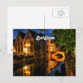 Kanaal in België Briefkaart (Voorkant / Achterkant)