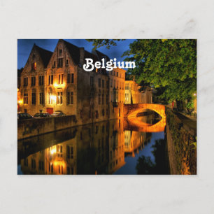 Kanaal in België Briefkaart