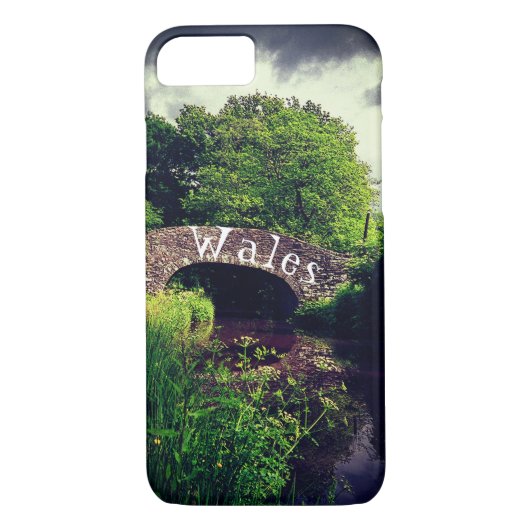 Kanaal in Brecon, Wales iPhone Case (Achterkant)