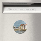 Kanaal in Brugge, België Magneet (Insitu (Vaatwasser))