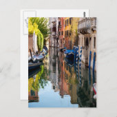 Kanaal in de ochtend briefkaart (Voorkant / Achterkant)