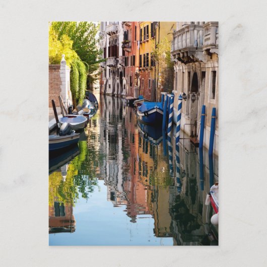 Kanaal in de ochtend briefkaart (Voorkant)