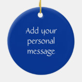 Kanaal in de ochtend keramisch ornament (Achterkant)