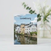 Kanaal in Luxemburg Briefkaart (Staand voorkant)