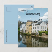 Kanaal in Luxemburg Briefkaart (Voorkant / Achterkant)