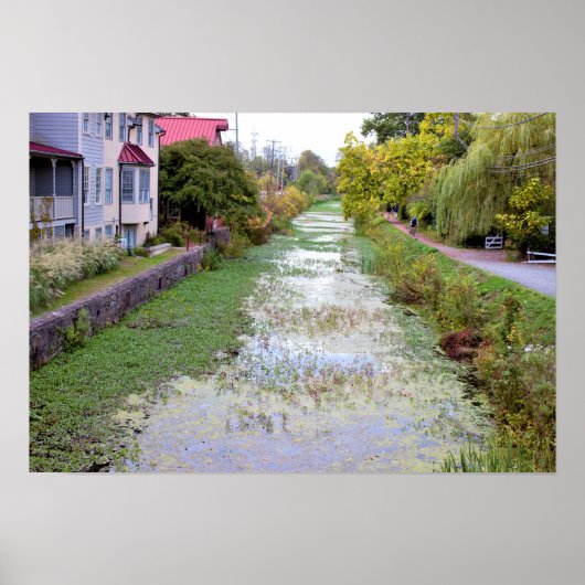 Kanaal in New Hope Pennsylvania Poster (Voorkant)