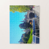 Kanaal in Ottawa Canada. Legpuzzel (Verticaal)