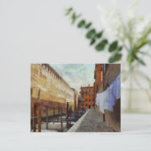 Kanaal in Venetië Briefkaart (Staand voorkant)