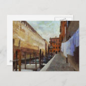 Kanaal in Venetië Briefkaart (Voorkant / Achterkant)