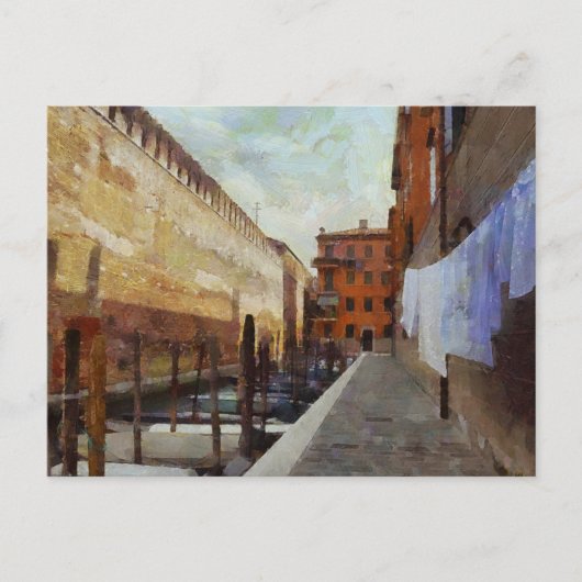 Kanaal in Venetië Briefkaart (Voorkant)
