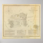 Kanaal IV, CedarKeys, Fla Poster (Voorkant)