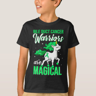 Kanaal Kanker Bewustzijn Krijger Pret Eenhoorn T-shirt