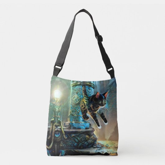 Kanaal- Kat: Crossbody Bag Crossbody Tas (Voorkant)