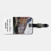 Kanaal met Boats | Kopenhagen Bagagelabel (Achterkant horizontaal)