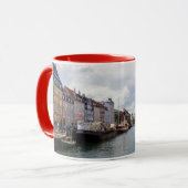 Kanaal met Boats | Kopenhagen Mok (Voorkant links)