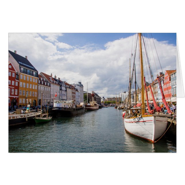 Kanaal met boten | Kopenhagen (Voorkant Horizontaal)