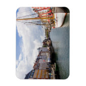 Kanaal met boten | Kopenhagen Magneet (Verticaal)