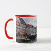 Kanaal met boten | Kopenhagen Mok (Links)