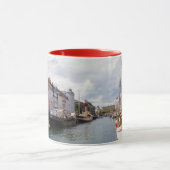 Kanaal met boten | Kopenhagen Mok (Midden)