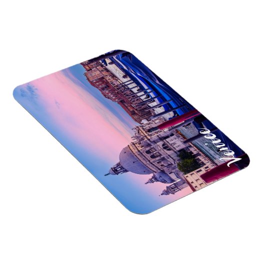 Kanaal met gondels en kerk in Venetië Magneet (Rechterzijde)