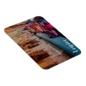 Kanaal met traditionele gondola in Venetië, Italië Magneet (Rechterzijde)