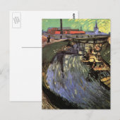 Kanaal met Vrouwen Wassen door Vincent van Gogh Briefkaart (Voorkant / Achterkant)