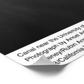 Kanaal nabij UC Davis, 1966 Poster (Hoek)