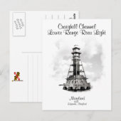 Kanaal onderaan bereik achteraan licht Md Briefkaart (Voorkant / Achterkant)