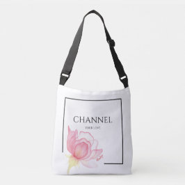 Kanaal uw liefde: Inspirerend quote Crossbody Tas