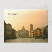 Kanaal van het Briefkaart van Venetië (Voorkant)