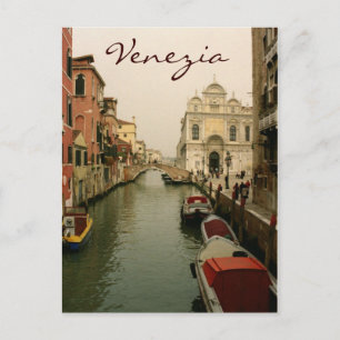 Kanaal van het Briefkaart van Venetië