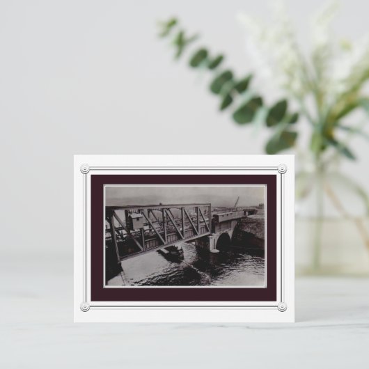 Kanaal van  manchester briefkaart (Staand voorkant)