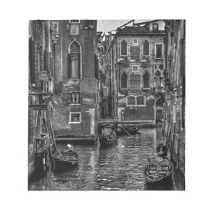 Kanaal van Venetië-italiaanse gondola Notitieblok