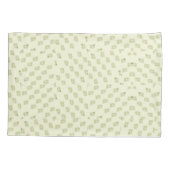 kanaalbloemen groen en roompatroon per griep kussensloop (Achterkant-Links)