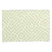 kanaalbloemen groen en roompatroon per griep kussensloop (Voorkant-Rechts)