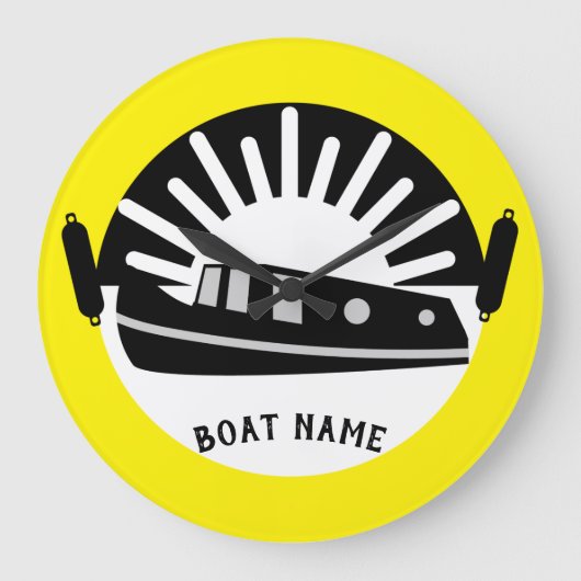 Kanaalboot met Narrowboat Grote Klok (Voorkant)