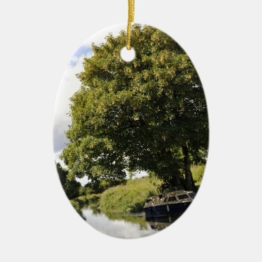 Kanaalboten Keramisch Ornament (Voorkant)