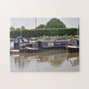 Kanaalboten op de Avon, Stratford-Upon-Avon Legpuzzel