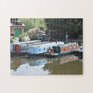Kanaalboten op de Avon, Stratford-Upon-Avon Legpuzzel
