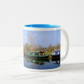 Kanaalboten Tweekleurige Koffiemok (Voorkant rechts)