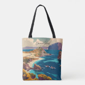 Kanaaleiland Californië  kunst reizen Tote Bag (Achterkant)