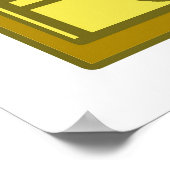 Kanaaleiland Fox Poster (Hoek)