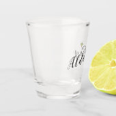 Kanaaleilanden, Alderney Flag Heart, Shot Glas (Links)