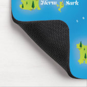 Kanaaleilanden Kaart poster. Muismat (Hoek)