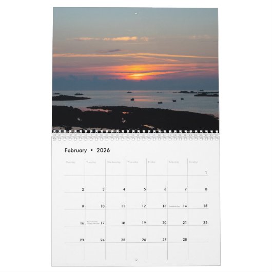 Kanaaleilanden Kalender (Feb 2026)