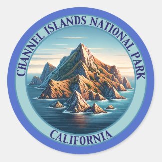 Kanaaleilanden Nationaal Park Californië Ronde Sticker