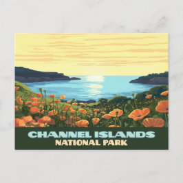 Kanaaleilanden Nationaal Park Californische smokke Briefkaart