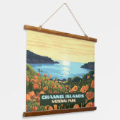 Kanaaleilanden Nationaal Park Californische smokke Hangend Wandkleed (Gebogen)