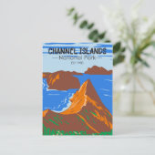 Kanaaleilanden Nationaal Park Californische Vintag Briefkaart (Staand voorkant)
